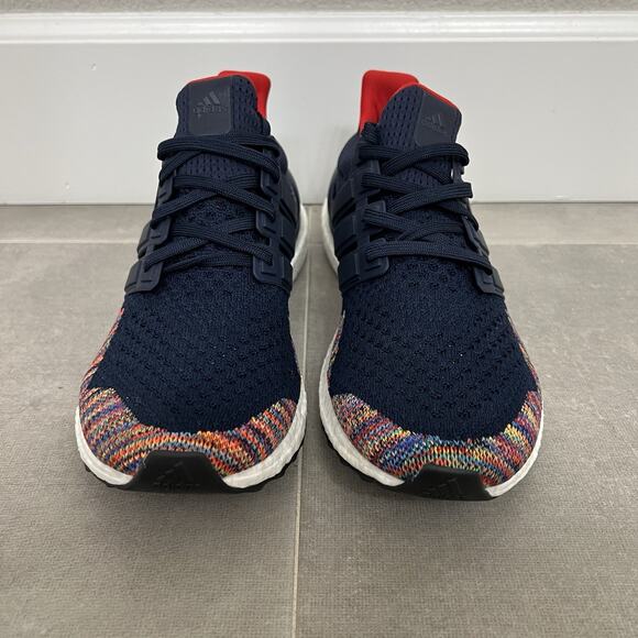 Adidas UltraBoost 1.0 Mens 8.5 Blue Retro Navy Multicolor Athletic Running Shoes main image 5